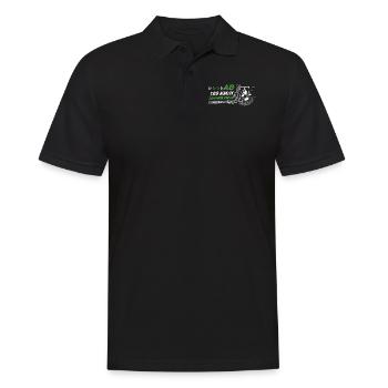 Mein Stapler Zieht Etwas Nach Rechts Lustiges - Männer Poloshirt - Schwarz - Vorne - Kai (181cm)