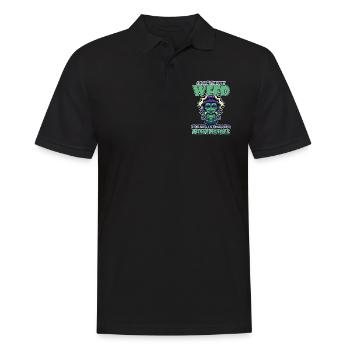 A Day Without Weed Is Like Cannabis Weed Smoking - Men's Polo Shirt - black - Front - Kai (181cm)