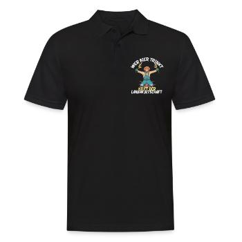 Wer Bier trinkt hilft der Landwirtschaft - Männer Poloshirt - Schwarz - Vorne - Kai (181cm)