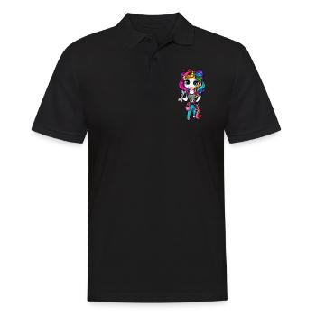 Car Mechanic Car mechanic Schrauberin - Men's Polo Shirt - black - Front - Kai (181cm)