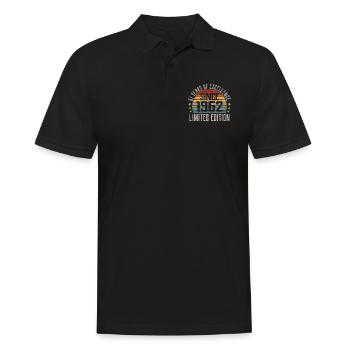 Limited Edition 1962 61st Birthday Gift - Men's Polo Shirt - black - Front - Kai (181cm)