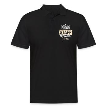 Membres du personnel - Polo Homme - noir - Devant - Kai (181cm)