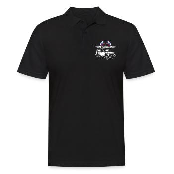 Lada Niva 4x4 Russia Auto - Männer Poloshirt - Schwarz - Vorne - Kai (181cm)