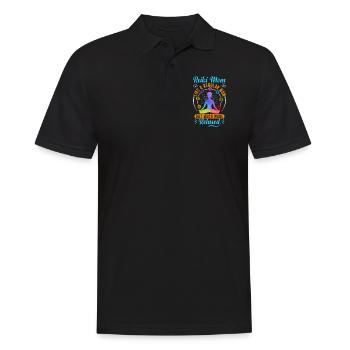 Reiki Practitioners Reiki Master Reiki Mom - Men's Polo Shirt - black - Front - Kai (181cm)