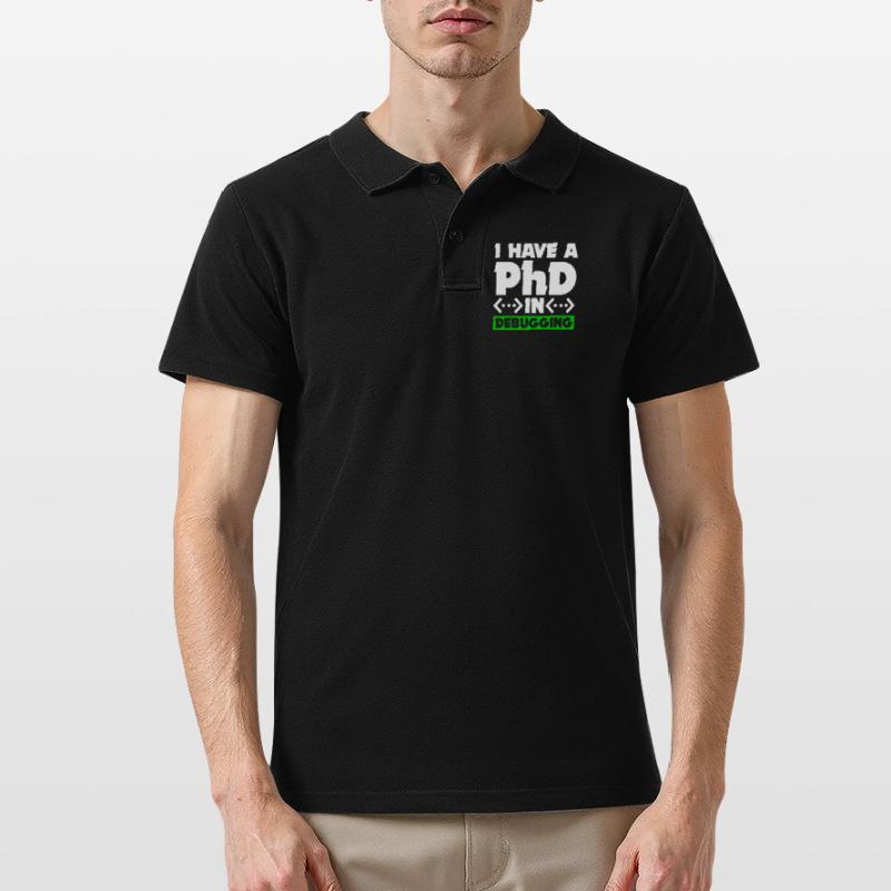 Programmierer Informatiker Computer Nerd Geschenk Männer Poloshirt