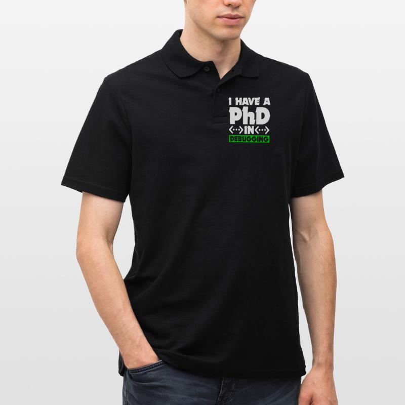 Programmierer Informatiker Computer Nerd Geschenk Männer Poloshirt