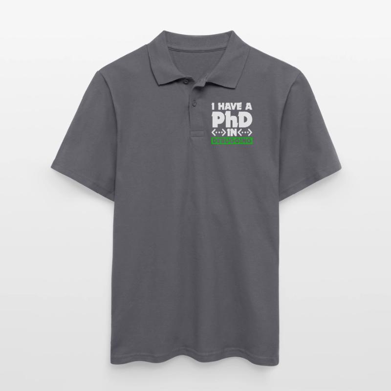Programmierer Informatiker Computer Nerd Geschenk Männer Poloshirt