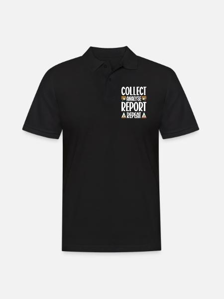 Pédologue Agronome - Polo Homme - noir