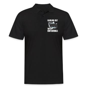 Binturong raton laveur ours rampant chat rampant - Polo Homme - noir - Devant - Kai (181cm)