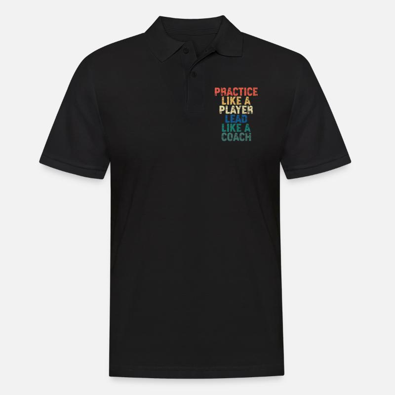 Trainer Geschenke Coach Geschenkidee - Männer Poloshirt - Schwarz