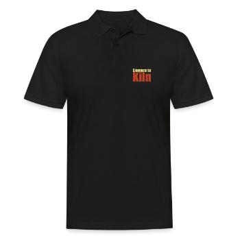 Pottery Licence to Kiln - Men's Polo Shirt - black - Front - Kai (181cm)