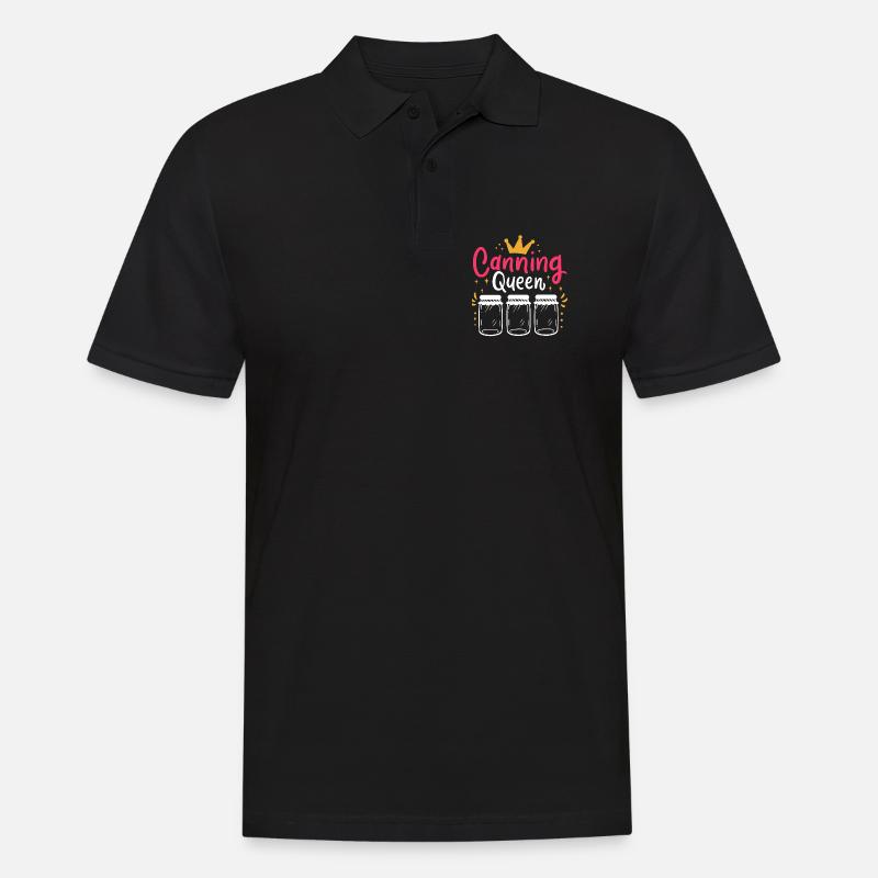 Einmachen Einkochen - Männer Poloshirt - Schwarz