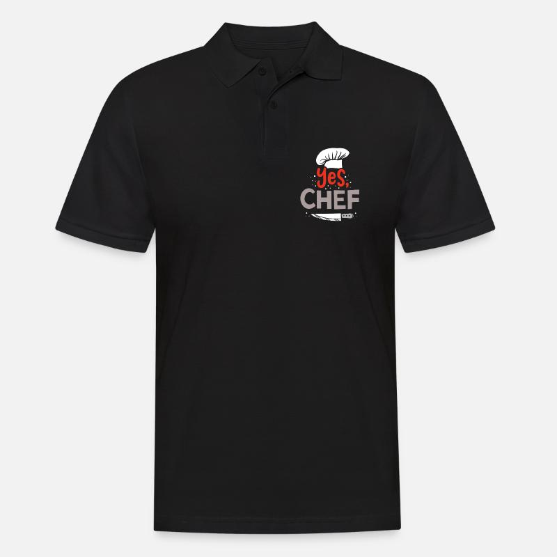 Chef Chef Chef Chef - Men's Polo Shirt - black