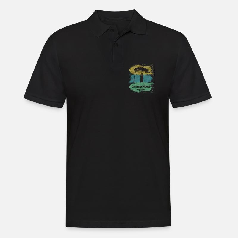 Prerow Ostsee - DarssCoast - Halbinsel Darss - Männer Poloshirt - Schwarz
