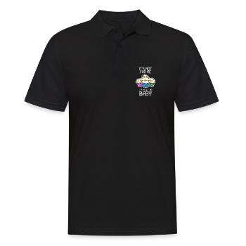 Enceinte - Polo Homme - noir - Devant - Kai (181cm)