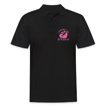 Climbing, Bouldering - Men's Polo Shirt - black - Front - Kai (181cm)