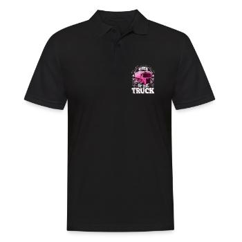 truck driver - Men's Polo Shirt - black - Front - Kai (181cm)