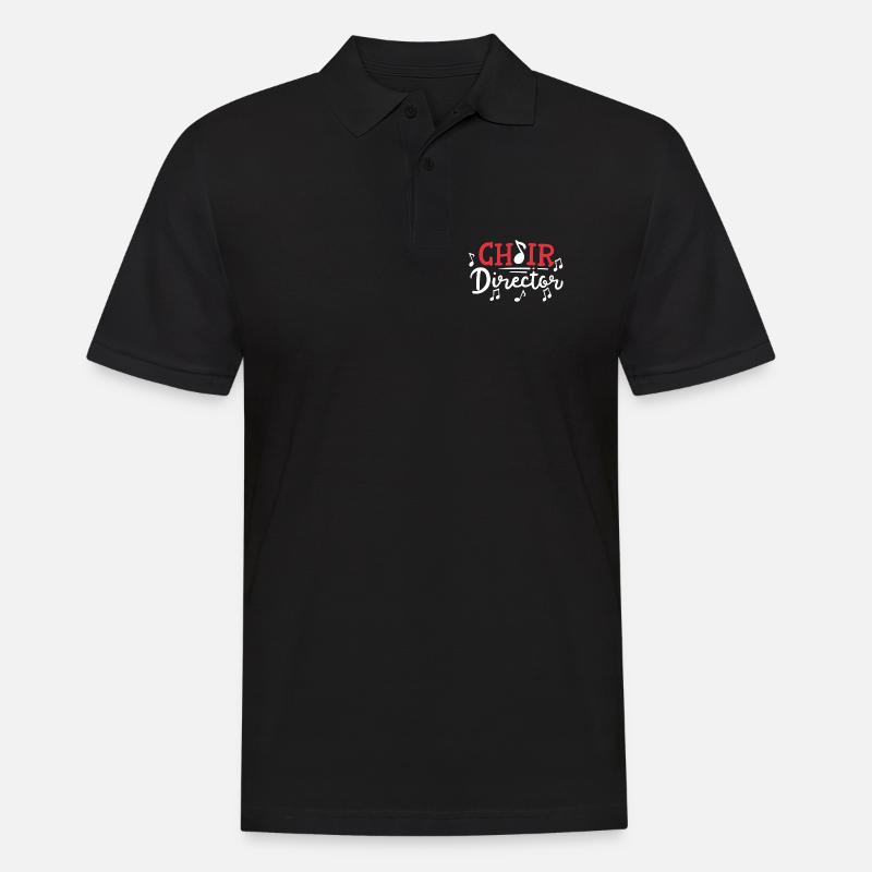 Chorleiter Dirigent - Männer Poloshirt - Schwarz