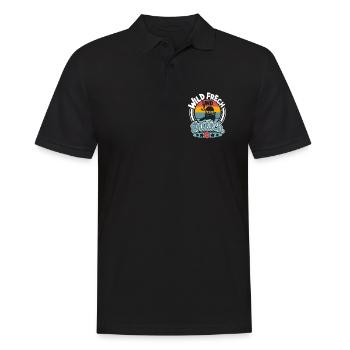 Ninja 8 Jahre Geburtstag Kinder - Männer Poloshirt - Schwarz - Vorne - Kai (181cm)
