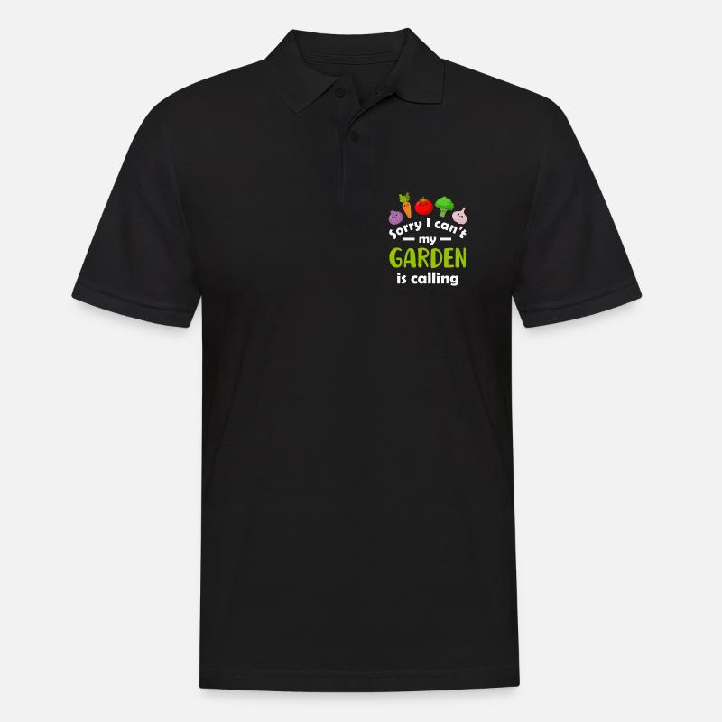 Garten Gärtner Gärtnerin - Männer Poloshirt - Schwarz