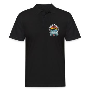 5 Jahre 5. Geburtstag Dino Dinosaurier - Männer Poloshirt - Schwarz - Vorne - Kai (181cm)