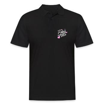Baby 2022 - Neugeborenes Baby 2022 Mädchen Tochter - Männer Poloshirt - Schwarz - Vorne - Kai (181cm)