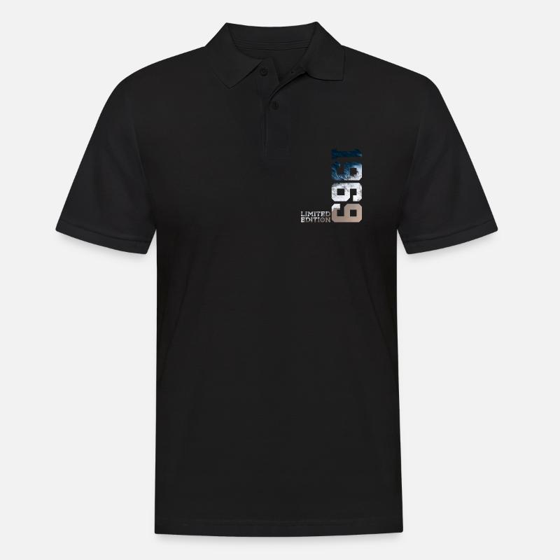 57. GEBURTSTAG LIMITED EDITION 1969 - Männer Poloshirt - Schwarz