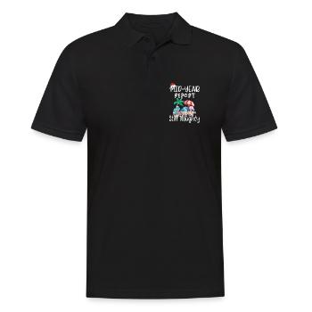Le rapport semestriel de Gnome reste effronté - Polo Homme - noir - Devant - Kai (181cm)