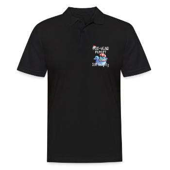 Le rapport semestriel de Gnome reste effronté - Polo Homme - noir - Devant - Kai (181cm)