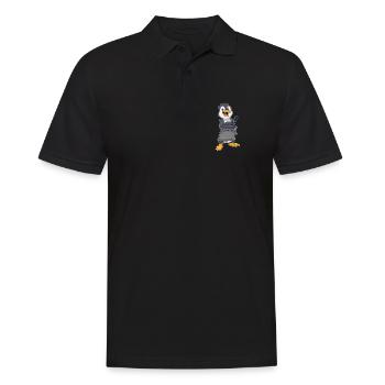 Peigne de coiffeur Pingouin - Polo Homme - noir - Devant - Kai (181cm)