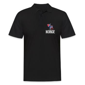 Norvège - Polo Homme - noir - Devant - Kai (181cm)