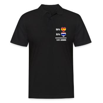 Thaïlande et Espagne génie / cadeau - Polo Homme - noir - Devant - Kai (181cm)