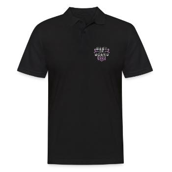 Bébé 2023Fille enceinte 2023 Grossesse - Polo Homme - noir - Devant - Kai (181cm)