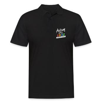 1932 - Jahrgang 1932 - Fantastisch seit 1932 - Männer Poloshirt - Schwarz - Vorne - Kai (181cm)