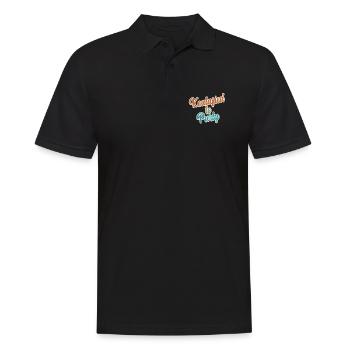 Koalafied to Party Qualified Pun Cute and Funny Ko - Men's Polo Shirt - black - Front - Kai (181cm)