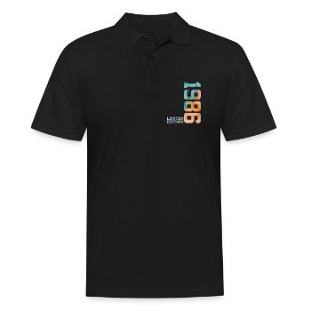 40E ANNIVERSAIRE ÉDITION LIMITÉE 1986 - Polo Homme - noir - Devant - Kai (181cm)