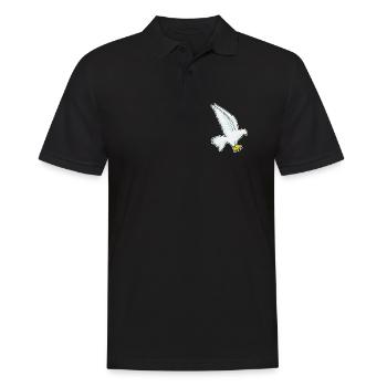 Pigeon patinage sur glace - Polo Homme - noir - Devant - Kai (181cm)