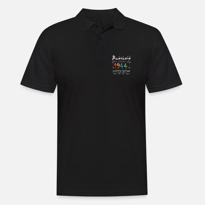 1944 - Männer Poloshirt - Schwarz