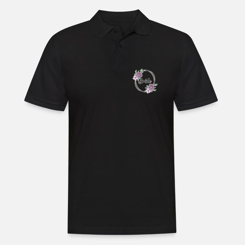 Braut - Männer Poloshirt - Schwarz