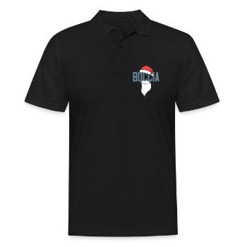 Joueur de boccia Père Noël Boules Boccia - Polo Homme - noir - Devant - Kai (181cm)