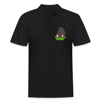 Taupe beignet - Polo Homme - noir - Devant - Kai (181cm)