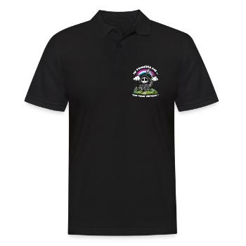 Sarcastique - Polo Homme - noir - Devant - Kai (181cm)
