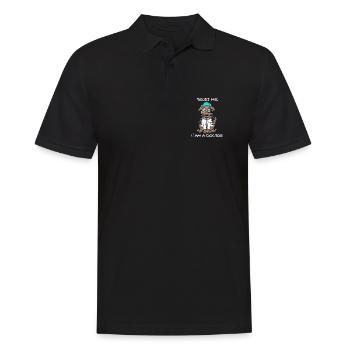 Tier Tierarzt Tiermedizin Geschenk - Männer Poloshirt - Schwarz - Vorne - Kai (181cm)