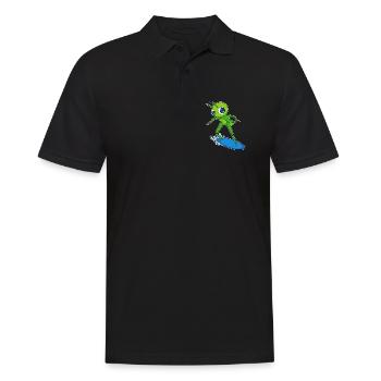 Été de surf Caterpillar Surf - Polo Homme - noir - Devant - Kai (181cm)