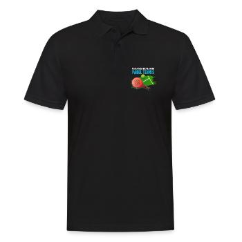 Padel Ich spiele lieber Padel-Tennis - Männer Poloshirt - Schwarz - Vorne - Kai (181cm)