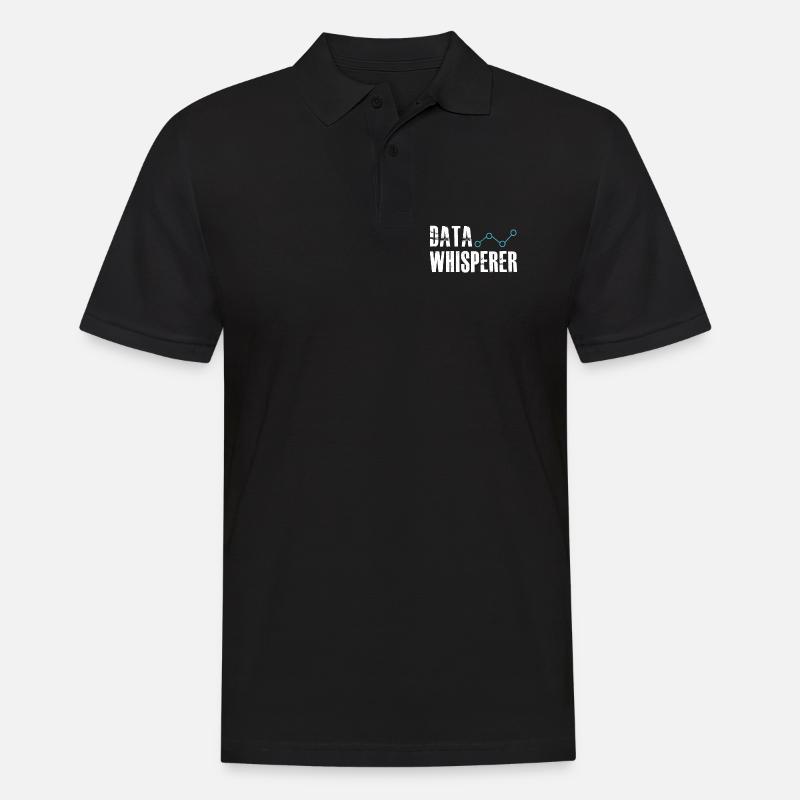 Data Whisperer Science Analyst Ingénieur logiciel - Polo Homme - noir