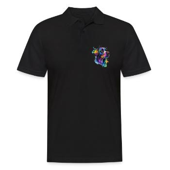 Labrador - Men's Polo Shirt - black - Front - Kai (181cm)