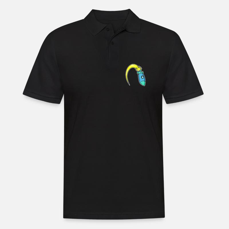 Fusée - Polo Homme - noir