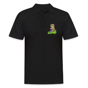 Vélo d’ours - Polo Homme - noir - Devant - Kai (181cm)