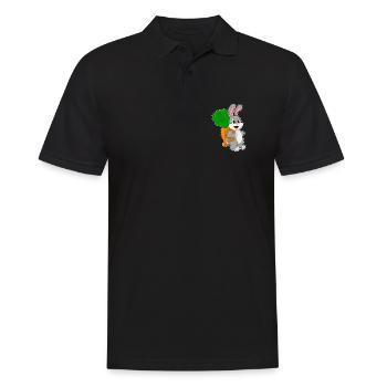 École de sac à dos lapin étudiant - Polo Homme - noir - Devant - Kai (181cm)